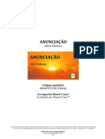 AM (12) SQuartet - Anunciação - Alceu Valença - Partituras e Partes