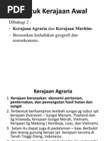 Kerajaan Maritim Dan Agraria