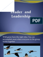 Leader and Leadership 