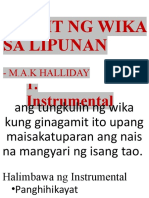 Gamit NG Wika Sa Lipunan