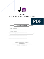 BUKU CATATAN PERISTIWA PENTING