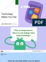 Grade 1 - How Technology Makes You Feel - Lesson Slides