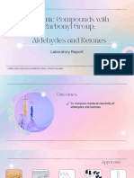 GROUP 3 - LABORATORY REPORT 5 - Compounds With Carbonyl Groups