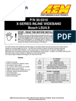 30-0310 X-Series Inline Wideband UEGO Sensor Controller