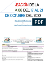 Planeación: 17 AL 21 de Octubre