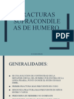 Fracturas Supracondíleas de Humero