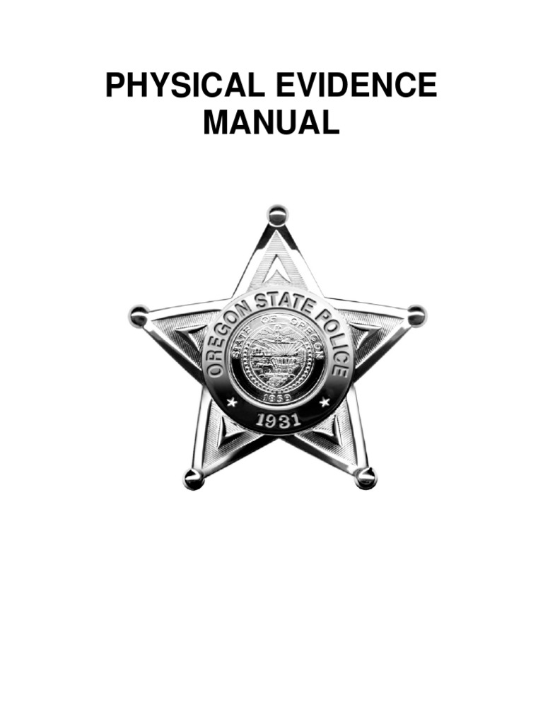 Phys Evid Manual or Download Free PDF Crime Scene Forensic Science