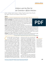 PPI Use Duration Risk Factor for Hospital-Acquired C. difficile