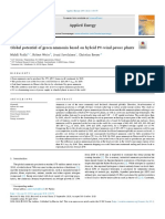 Global Potential of Green Ammonia Based On Hybrid PV-wind Power Plants