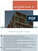 1 - Module 1 - CLIMATE and BUILT FORM II - Passive Techniques