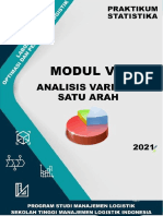 Modul 7 - Anova Satu Arah