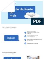 Feuille de Route Du Mois en Community Management