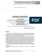 La Percepción de Los Futuros Profesores Sobre Los Docentes de Educación Secundaria