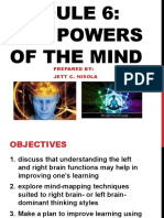 MODULE 6 The Powers of The Mind