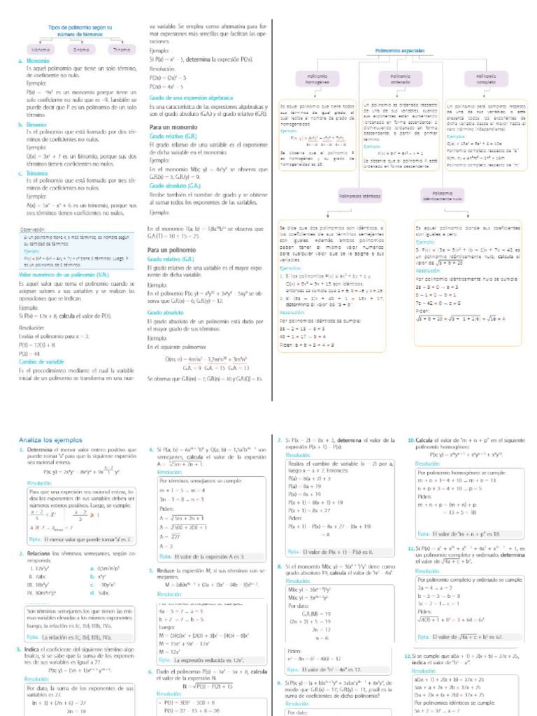 Polinomios Libros | PDF