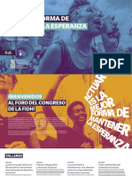 Programa del 41 Congreso de la FIDH -2022