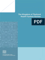 Thailand Health Systems Review