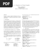 C++ Templates are Turing Complete