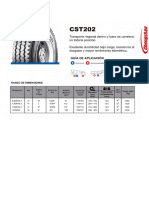 Ficha Tecnica Llanta 700R16 CST 202