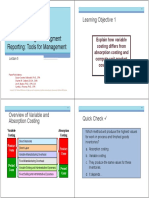 Variable Costing and Segment Reporting: Tools For Management