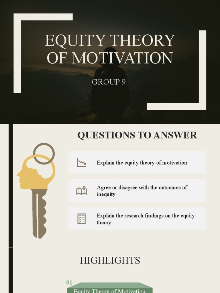 Equity Theory The Key To Employee Motivation - 1ai3nt0