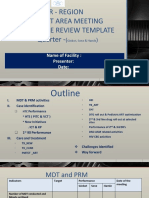 Catcment Area Meeting PPT Template