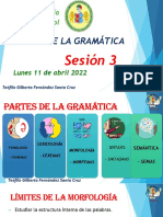 3 - Morfología Del Español - Sesion 3-13-05-2021