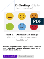 Feelings and Emotions