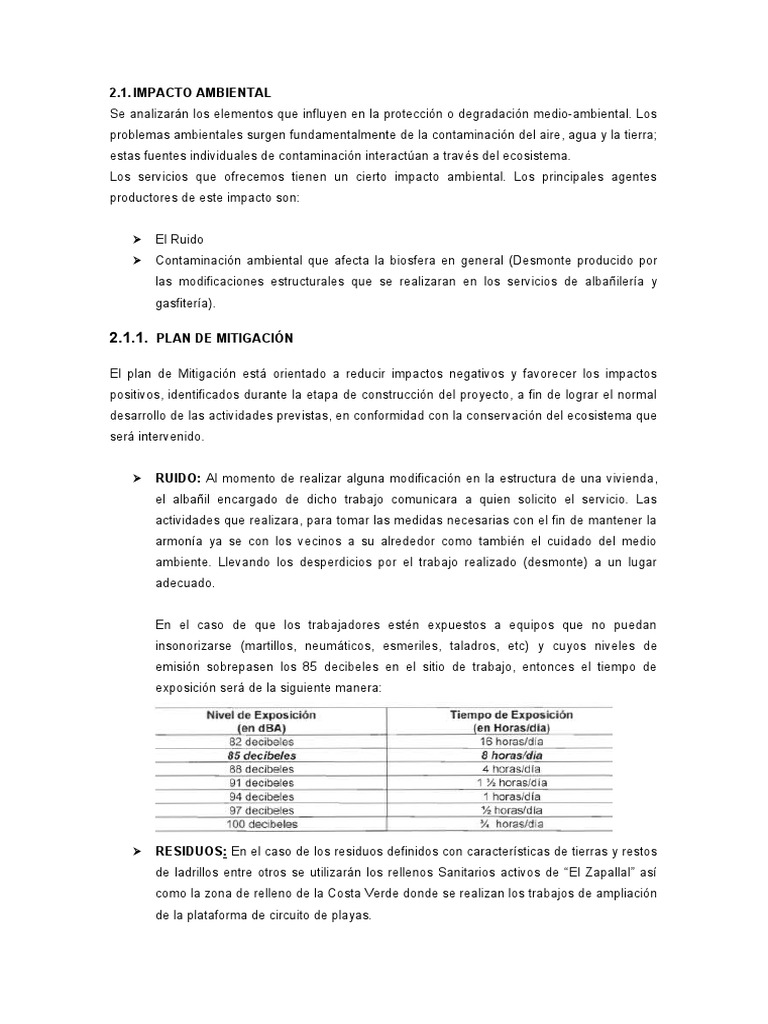 Impacto Ambiental | PDF | Entorno natural | Contaminación