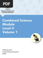 Zimsec O level Combined Science | PDF