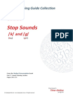 Guide 3 K and G: Stop Sounds