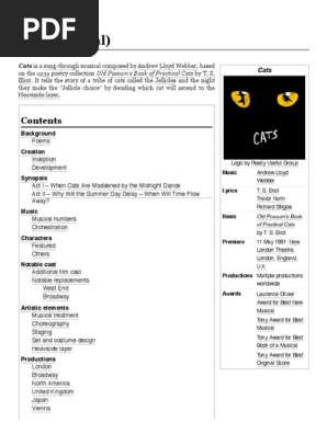 Cats (Musical) - Wikipedia
