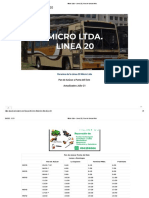 Micro Ltda - Línea 20 - Pan de Azucar Web