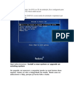 Instalação Fedora