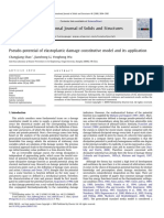 Pseudo-Potential of Elastoplastic Damage Constitutive Model and Its Application