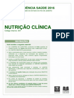 Nutrição clínica em residência saúde