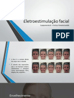 Eletroestimulação facial trata flacidez muscular