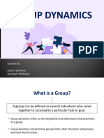 Ob - Unit 3 Reference Notes - Group Dynamics