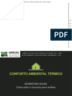 Geometria e Controle Da Insolacao