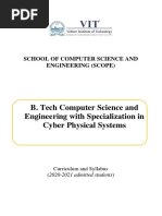 B.tech - CSE - CPS - 2020 - 2021 - Curriculum and Syllabus Without SLO