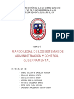 Grupo 1 - MARCO LEGAL DE LOS SIST. DE ADM. Y CONTROL GUB.