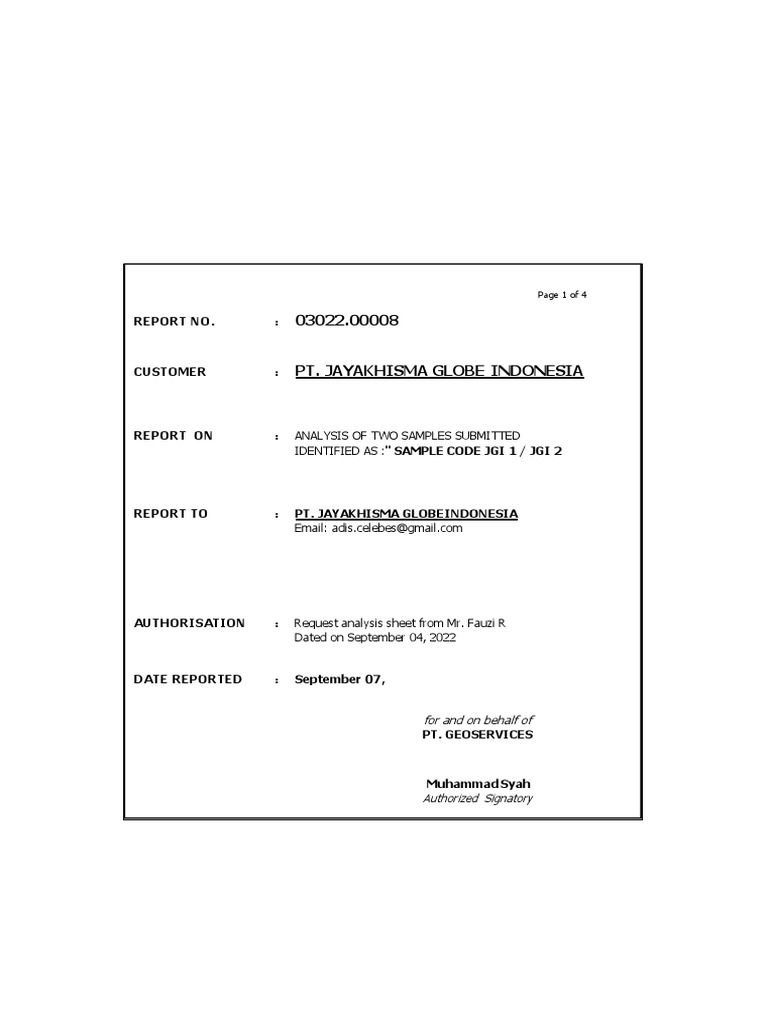 03022-00008-pt-jayakhisma-globe-indonesia-report-no-pdf-chemistry