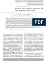 Brazil S Agricultural Politics in Africa More Food International and The Disputed Meanings of Family Farming