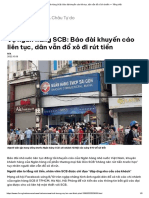 Vụ ngân hàng SCB_ Báo đài khuyến cáo liên tục, dân vẫn đổ xô đi rút tiền — Tiếng Việt