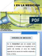 Errores en La Medicion