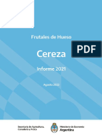 2021 年核果树樱桃报告 2022 年 8 月 sagyp-informe - sectorial - 2021 - cereza