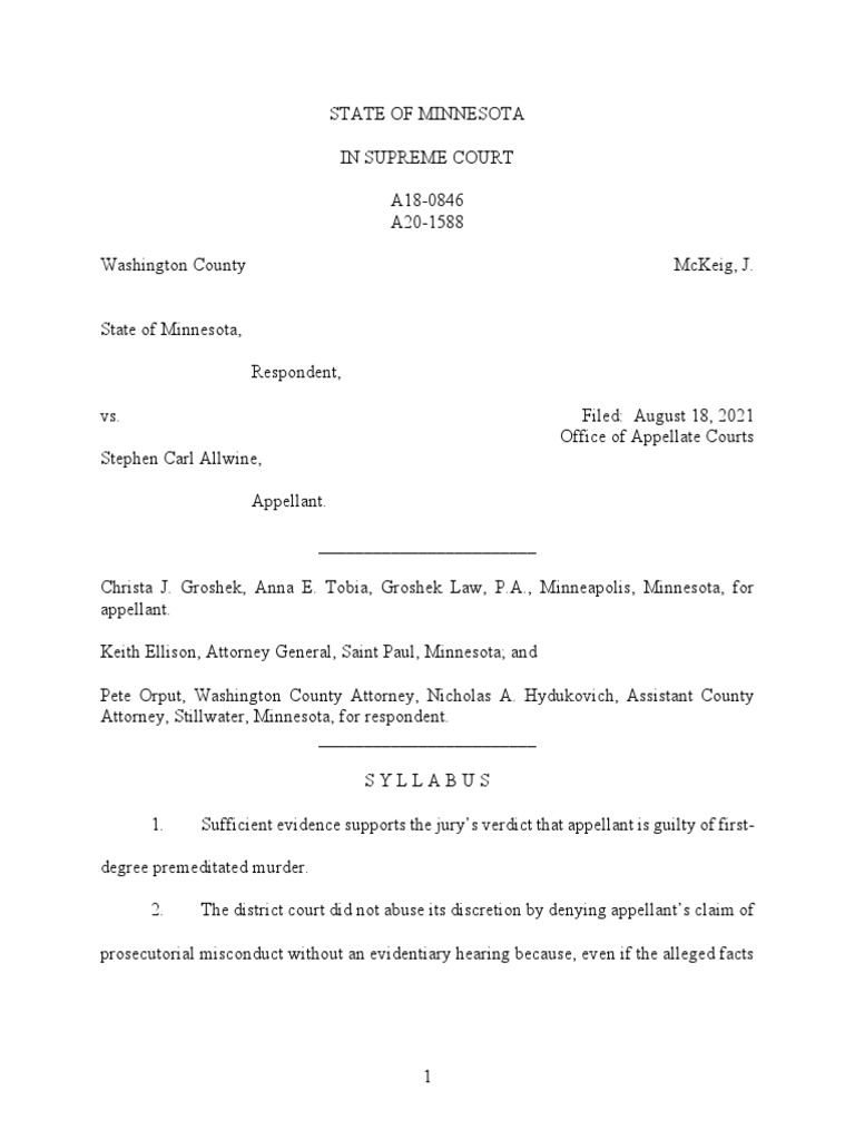 Premeditatedmurder PDF Strickland V. Washington Discovery (Law)