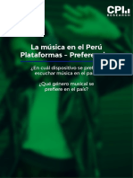 La Musica en El Perù Plataformas - Preferencias