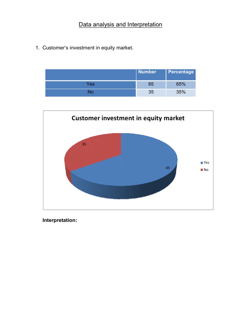 Data Analysis and Interpretation | PDF | Business | Finance & Money ...