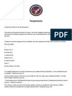 Requisitos de La Especialidad de Temperancia